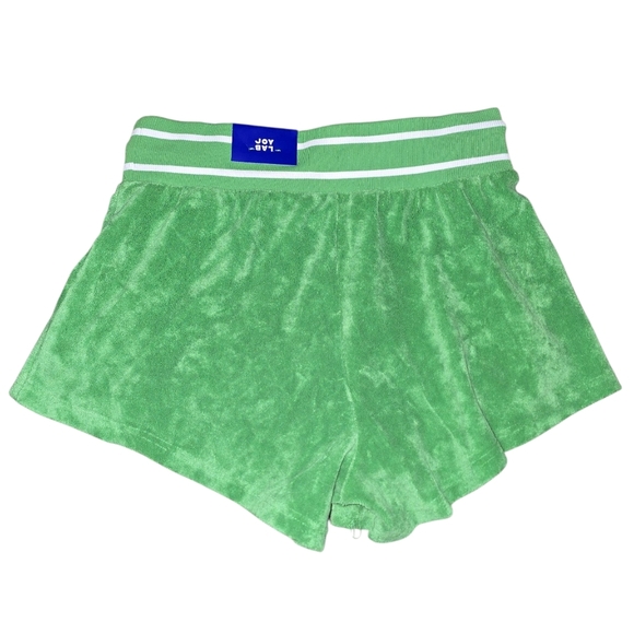 Womens JoyLab Green Shorts with Striped Waistband, Small, NWT!!! - Picture 2 of 3